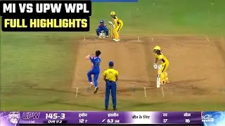 MI vs UPW WPL 2026 8th Match Highlights | Mumbai Indians vs UP Warriorz WPL 2026 Match Highlights