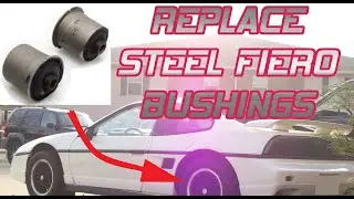 How to install Suspension Bushings on a Fiero (PRESS IN STEEL HOUSING)