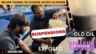 Yamaha R15M Fork Oil Change | YG MOTOVLOGS | #telugumotovlogs #automobile #yamahar15m #service
