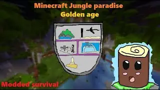 Minecraft Jungle paradise Golden age ep77 am a Great grandpa now!