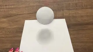 3D Floating Ball - Optical illusion | Easy 3D Drawing illusion for Beginners | 3D Trick Art on Paper