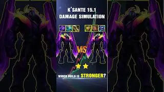 2-Star K'Sante (Patch 15.1) TFT Build Guide Infinity Edge vs Warmog's Armor Comparison