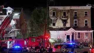 3 homes, several cars damaged in massive fire in Chester, Pa.