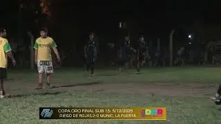 COPA DE ORO SUB 15 - DIEGO DE ROJAS CAMPEON