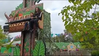 TREETOP HOPPERS ride Chessington world of adventure theme park