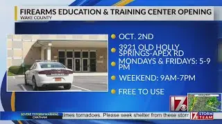 Firearms education & training center opening in Wake County