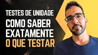 Testes de Unidade: Como saber exatamente o que testar