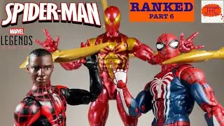 РЕЙТИНГ КАЖДОЙ Фигурки Человека-паука Marvel Legends Питер Паркер Майлз Моралес PS4 Часть 6