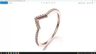 Micro prong setting | Micro prong setting in V shape | Learn Jewellery design | Matrix | Finger Ring