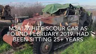 M3A1 White Scout Car 1st drive