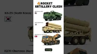 M142 HIMARS vs KN-25 vs K239 Chunmoo | US vs North Korea Rocket Artillery Comparison #shorts