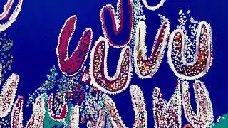 Sally Gabori at Fondation Cartier, Paris,July 12