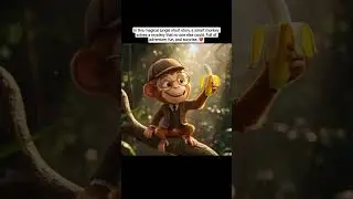 He Was Just a Monkey&hellip; Until He Solved This Mystery #shorts #moralstories #monkey