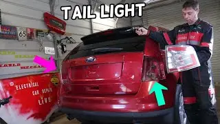 FORD EDGE REAR TAIL LIGHT ASSEMBLY REPLACEMENT REMOVAL. STOP LIGHT REPLACEMENT