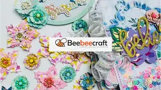 #beebeecraft Beautiful flower bead caps and how to use them on your projects