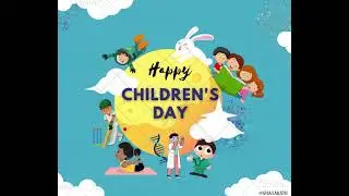 Blue Playful Happy Children's Day Facebook Post #design #learning #quotes #trending 