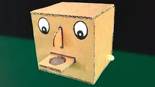 How To Make Coin Saving Box 🪙 / Magical Coin Eating Box  // How To Make Piggy Bank