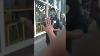 Deep Ellum Security is anti mask to harass homeless amputee