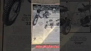 Blast from the Past: Vintage Mini Bikes from Sears & Montgomery Ward! #minibike #dirtbike #trending