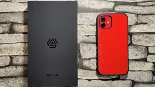 iPhone 12 dBrand Grip Case Unboxing + Red Carbon Skin