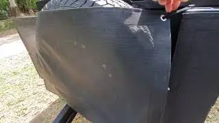 Protect your Origin Camper with a custom designed mesh stone guard. Option for storage bags too.