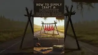 How to Simply Craft a Primitive Drying Rack