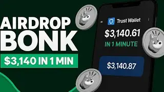 I Made $3,140 in 1 MINUTE from This BONK Airdrop! (No Joke 😱)