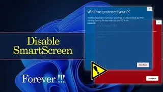 Windows Defender SmartScreen Prevented an Unrecognized app - Smart App Control