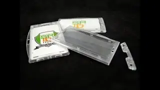 1840-6610 Horizontal Locking Plastic Card Holder by Specialist ID
