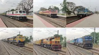 Early Morning Speedy Action 11 in 1 Trains Skipping Manjari Budruk Station, Pune - Daund Section .