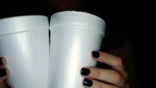 ASMR Foam Cup Biting