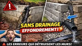 Mur de soutènement : les erreurs qui provoquent l’effondrement (à éviter absolument)