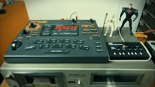 OBSCURE HALFTIME BASS JAM with ZOOM SAMPLETRAK ST 224 and KORG MONOTRON