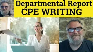 🔵 Departmental Report - C2 Writing -CPE Writing - Report