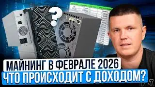ШОК КОНТЕНТ !!! Майнинг в феврале 2026 | Что происходит с доходом?