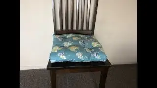 #DIY Chair Pad With Tie | Chair Cushion | tutorial