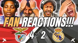 Real Madrid Fans CRASHOUT😡 | Benfica 4&ndash;2 Real Madrid | Champions League