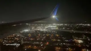 United B737-800 flight from Washington DC (IAD) to New Orleans (MSY) airport