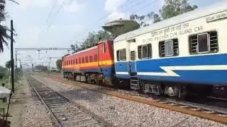 Old but still powerful !! GZB WAP-1 powers 12057 Una himachal Janshatabdi Express skips ANDI.