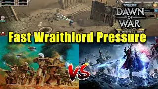 Эльдар против Тау &mdash; Быстрое наступление Призрачного Лорда &mdash; Dawn of War DE 1 на 1