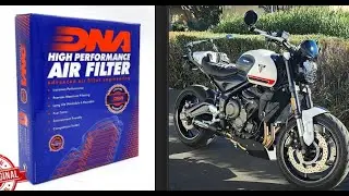 Triumph  Trident 660 DNA Filter Installation (NO TANK REMOVAL)