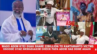 Waoo Adom Kyei Duah share 22billion to Kantamanto market victims,Osoode st0p full!ng d0nt joke with
