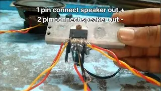 Tda7297 ic amplifier 30watt audio amplifier circuit with 12 volt