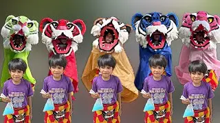 FAJARR MINUM ES VANILA AJAIB LANGSUNG BERUBAH JADI BARONGAN MACAN WARNA WARNI