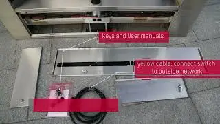 Unboxing a Hikvision Swing Barrier and Advance Preparation