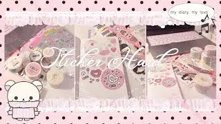 ୨୧ korean sticker haul