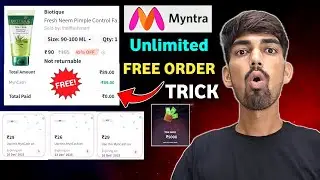 Myntra free shopping trick | Myntra Daily Scratch Card | Myntra myncash how to use