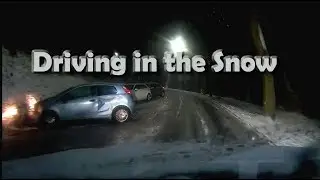 Snow Driving on Sheffield UK Roads - 