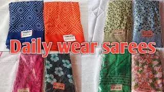 Daily wear sarees collections || Poonam sarees || #Prabpremvlogs#prabprem 