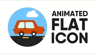 How to Create an ANIMATED FLAT ICON with Motion 5